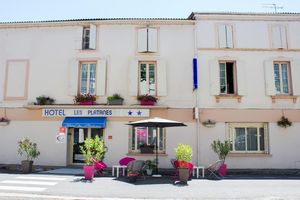 Contact Hotel Les Platanes Villeneuve Sur Lot Centre Exterior foto